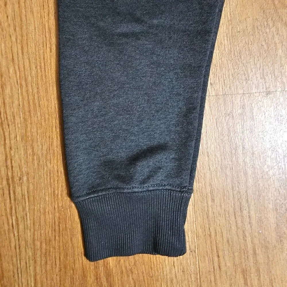Nike Dri-Fit Kids Joggers Pants Heather Black Dark Grey Size 5 Brushed Fleece